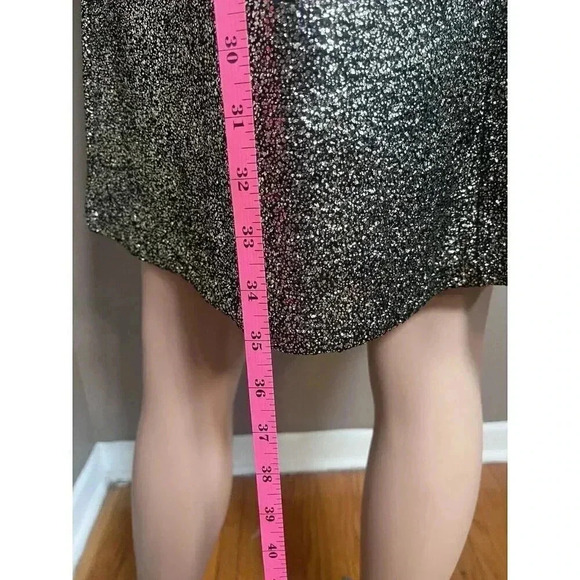 The Limited Black and Gold Sparkly Sleeveless Dress Size Medium -Holiday/Party - Picture 4 of 8